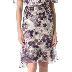 Authentic Never worn! Zac Posen Silk Chiffon Skirt